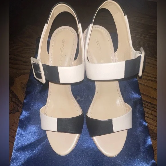 Sergio Rossi Heels, Sandals 37.5, 7.5 Excellent Condition - Picture 1 of 7
